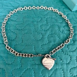 Tiffany & Co Lovestruck Heart Tag Necklace